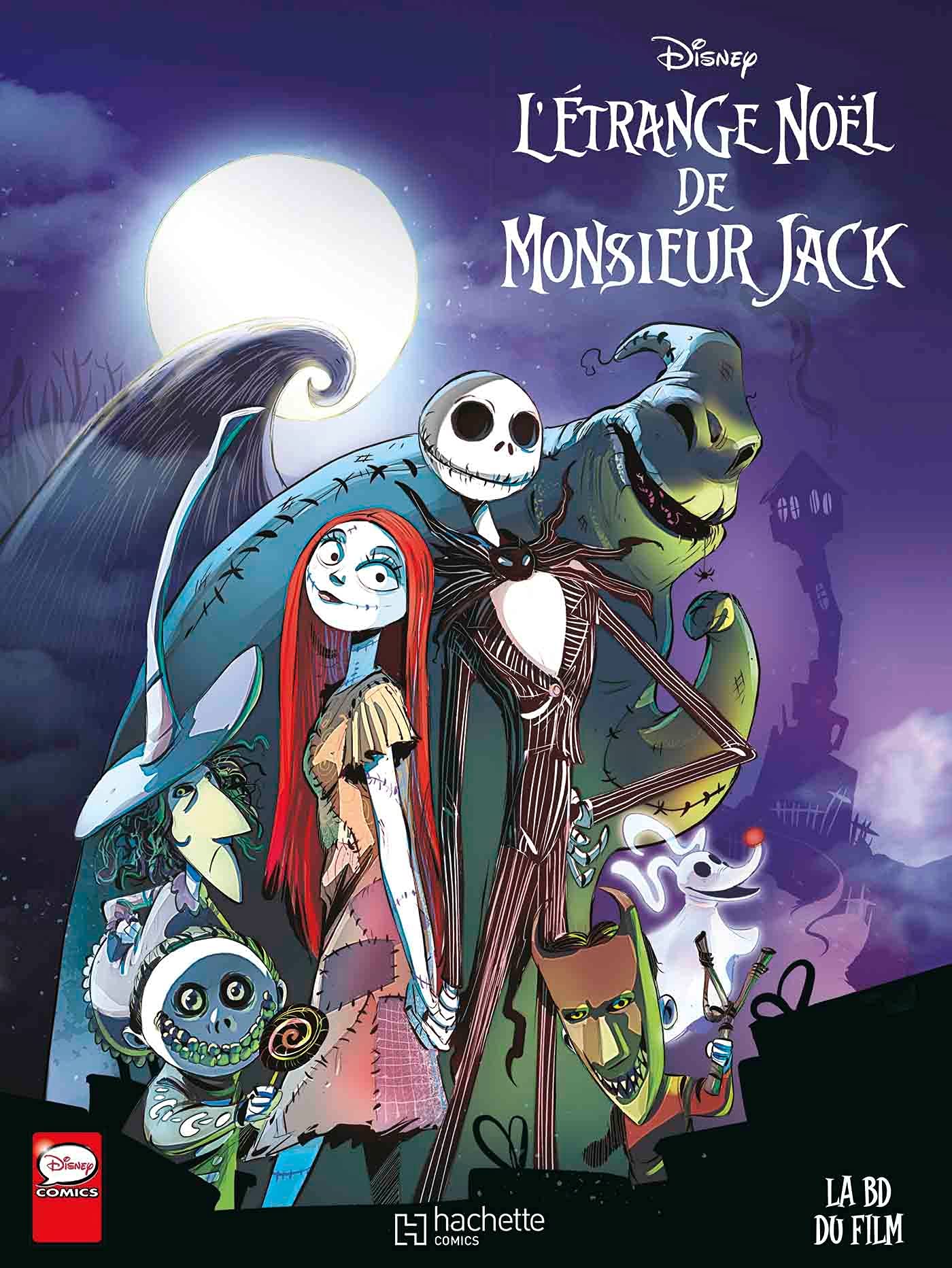 jaquette livre L'étrange Noël de Monsieur Jack : La BD du film