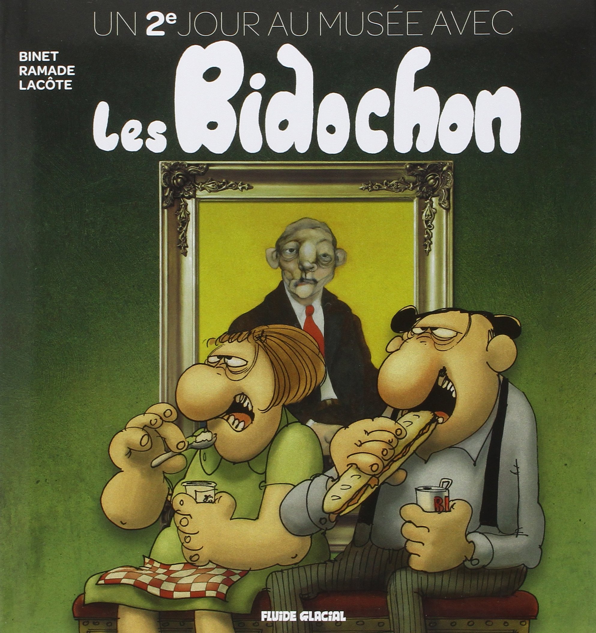 jaquette livre Un 2e Jour au Musee avec les Bidochon