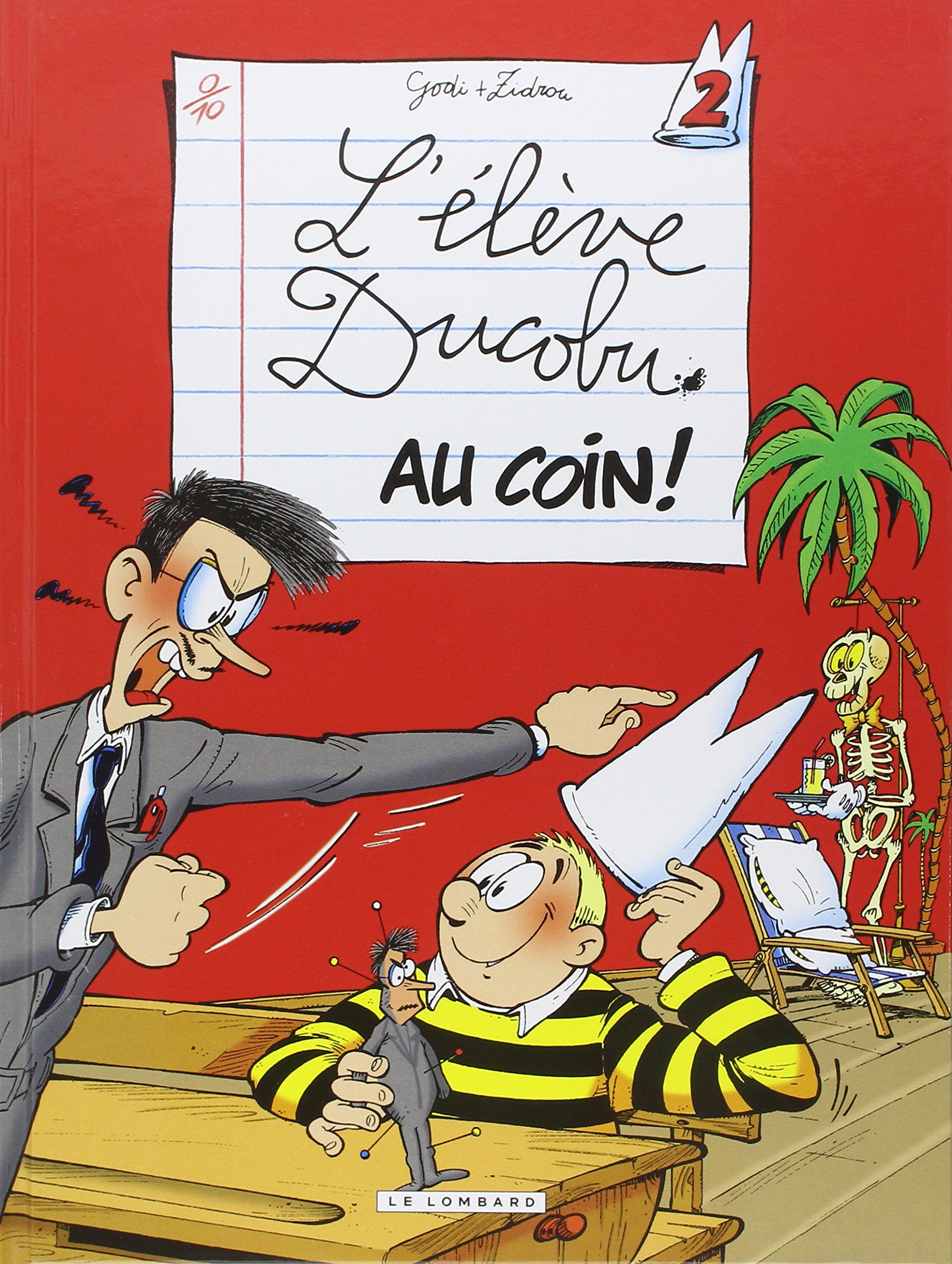 jaquette livre L'Elève Ducobu - tome 2 - Au coin! (INDISP 2015)