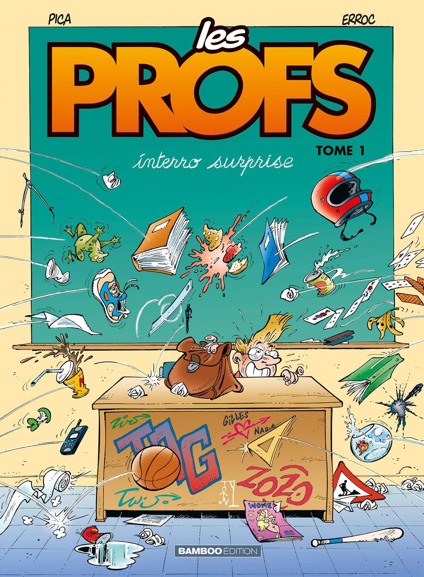 jaquette livre Les profs, tome 1. Interro surprise