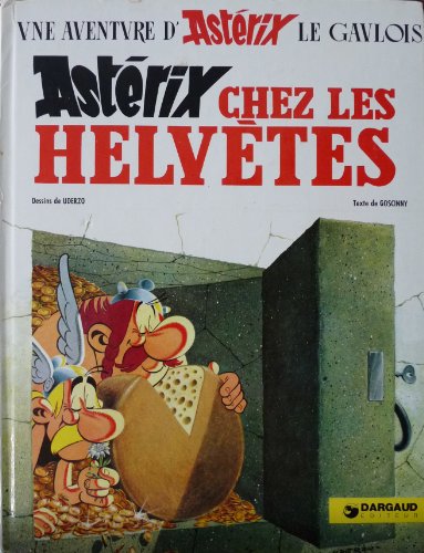jaquette livre Astérix Chez les Helvètes