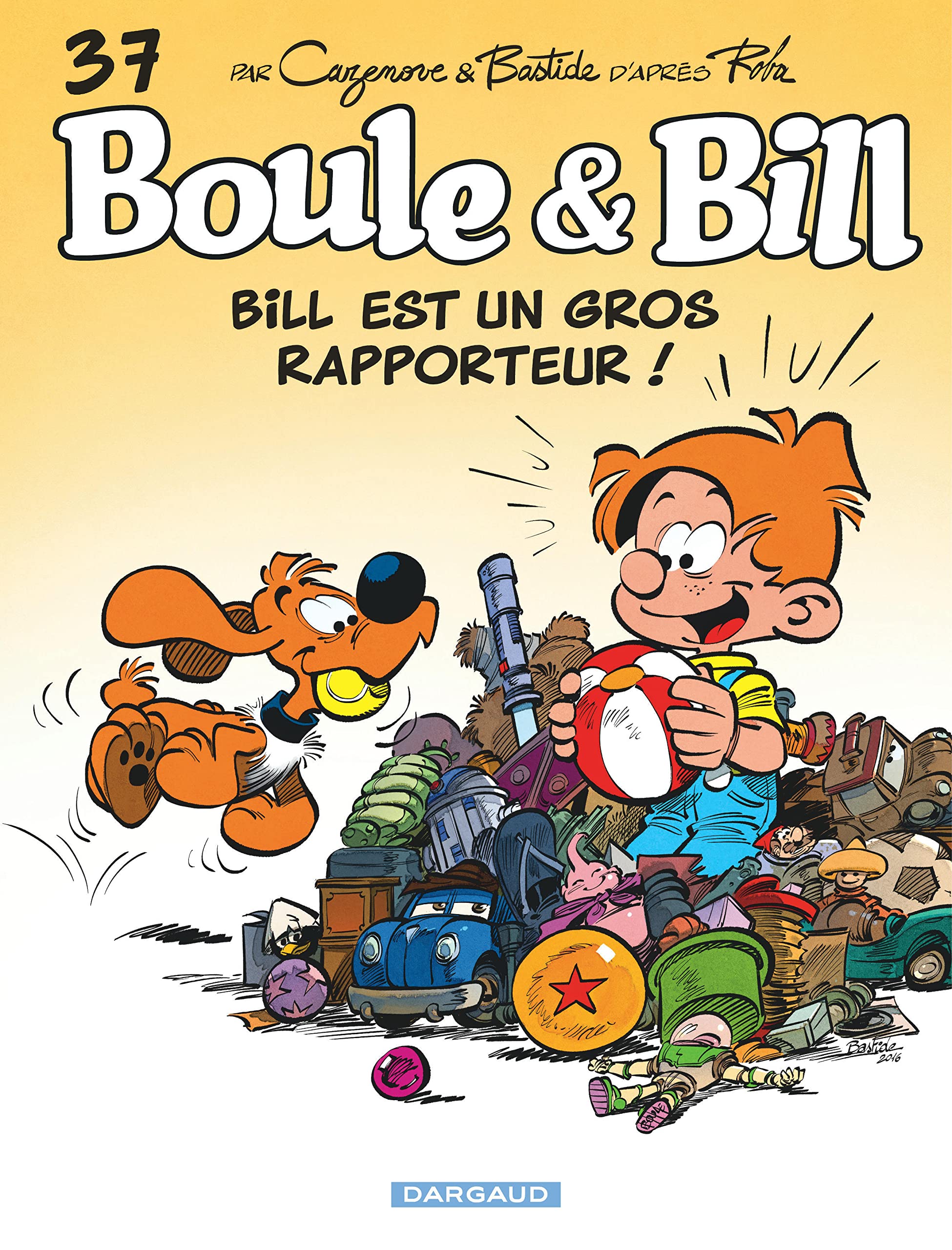 jaquette livre Boule & Bill - roman, Tome 37 : Bill est un gros rapporteur !