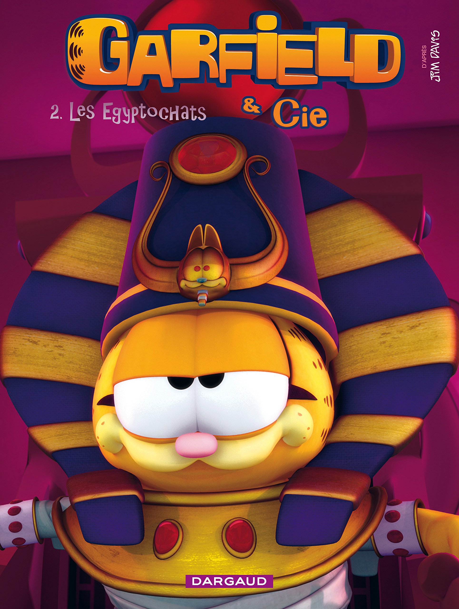 jaquette livre Garfield & Cie - tome 2 - Egyptochat (2)