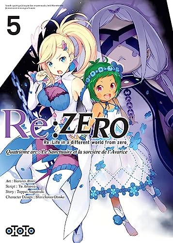 jaquette livre Re:Zero ? Quatrième arc - Le Sanctuaire et la Sorcière de l'Avarice - Tome 5