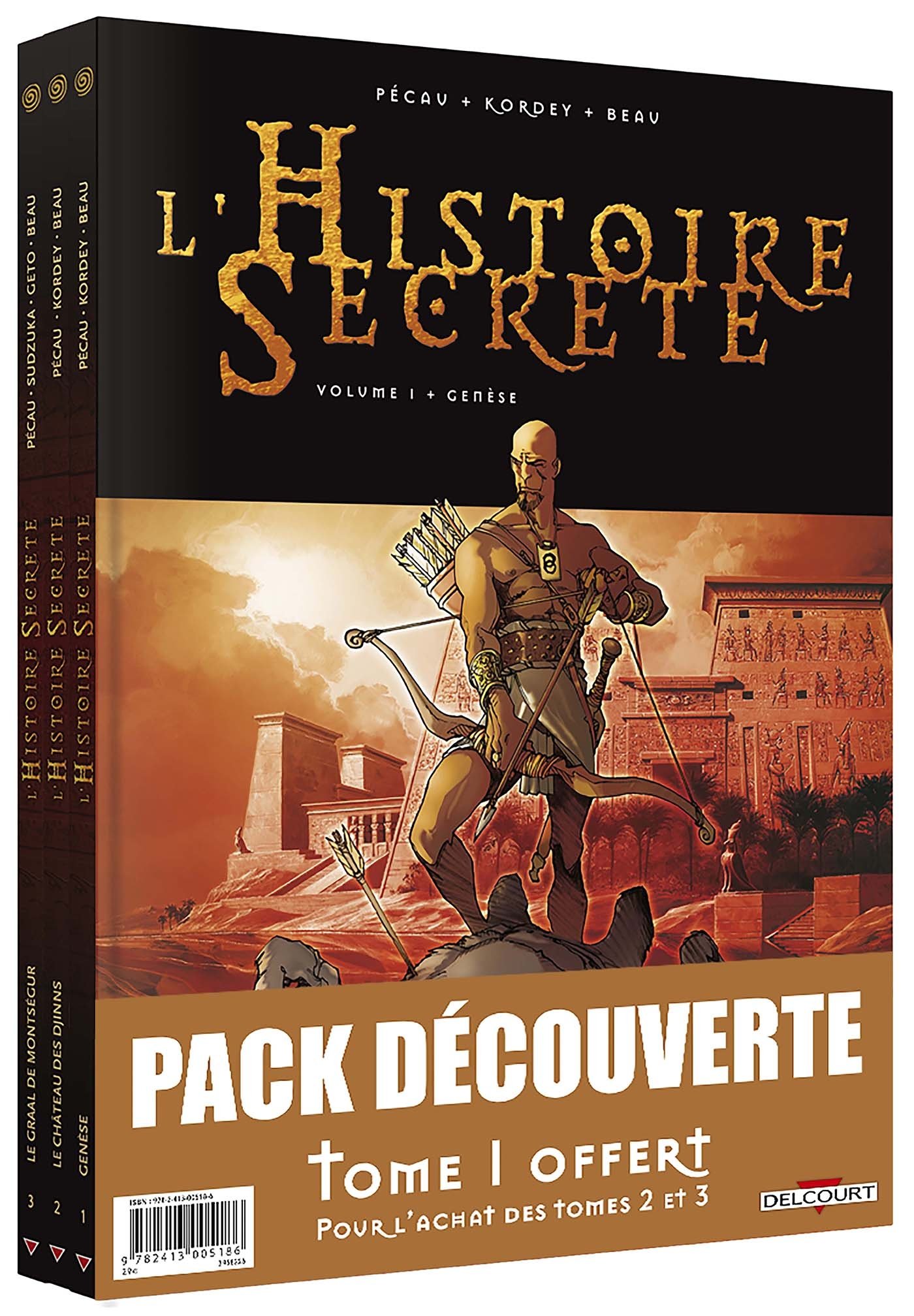 jaquette livre L'Histoire secrète - Pack T01 à T03