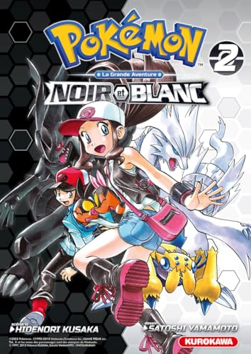 jaquette livre Pokémon - La Grande Aventure - Noir et Blanc - Double - Tome 2