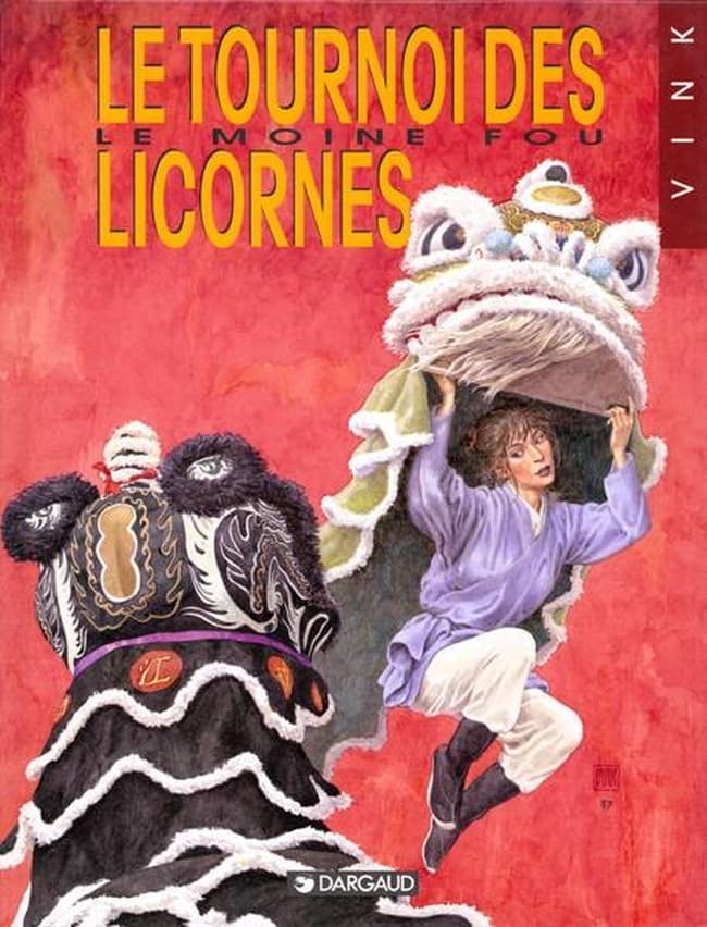 jaquette livre Le Moine Fou N° 9 - Le Tournoi Des Licornes