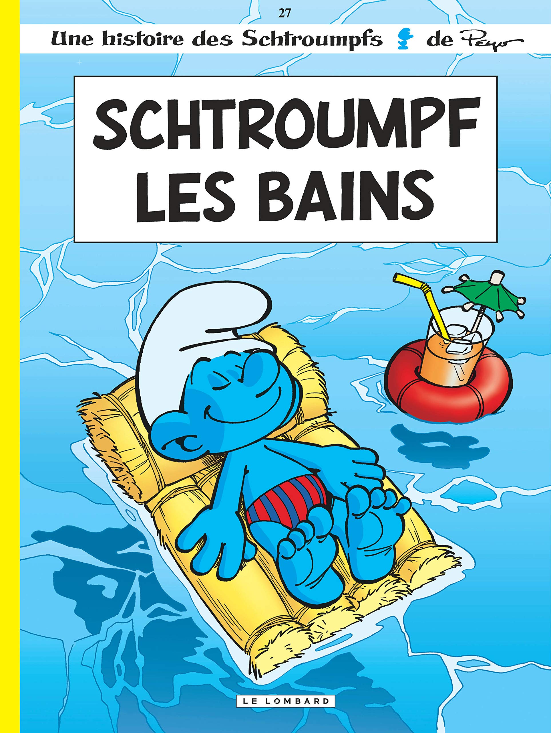 jaquette livre Les Schtroumpfs Lombard - tome 27 - Schtroumpf Les Bains