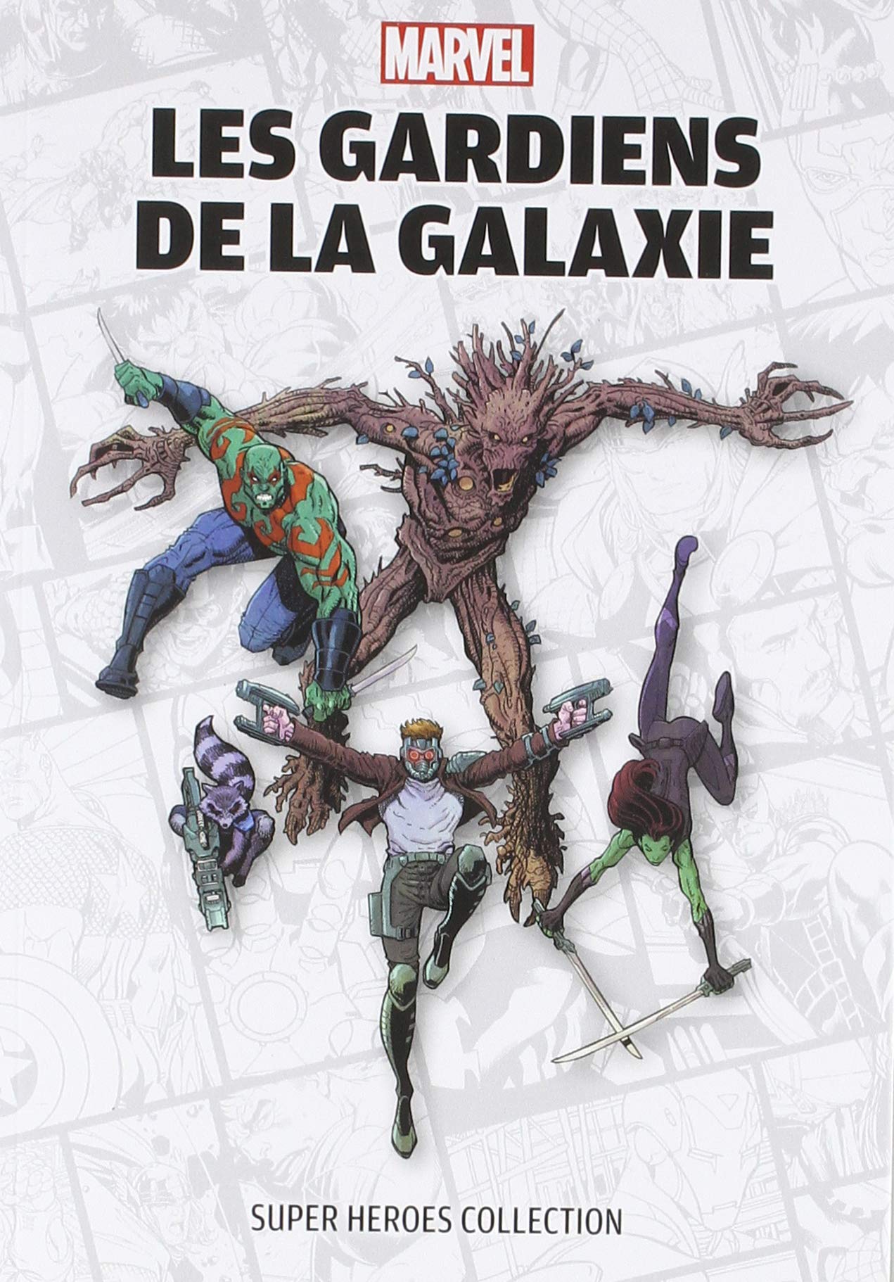 jaquette livre Marvel Super Heroes Collection - Les Gardiens de la galaxie