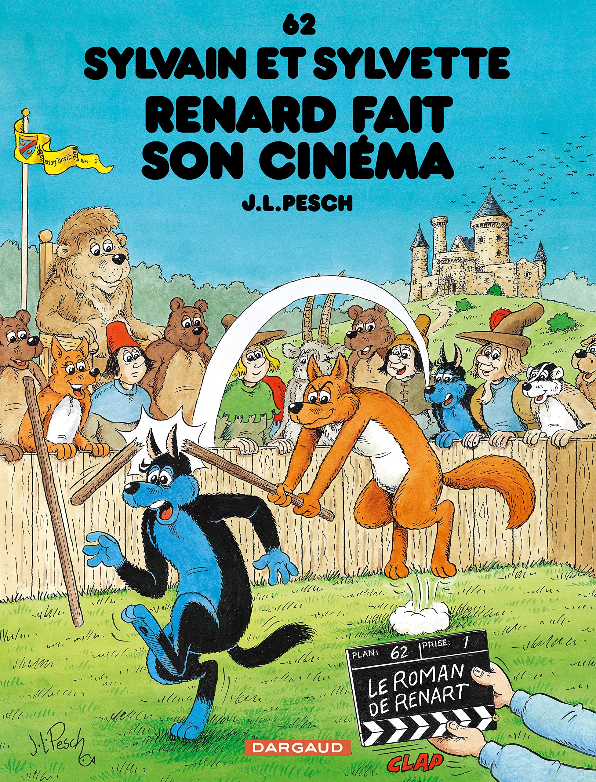 jaquette livre Sylvain et Sylvette - tome 62 - Renard fait son cinéma