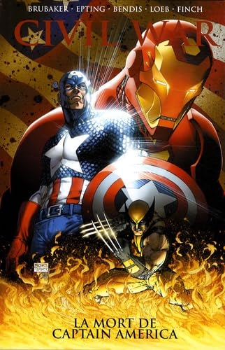 jaquette livre Civil War Tome 3 - La Mort De Captain America