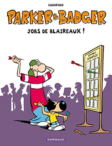 jaquette livre Parker Et Badger Tome 8 - Jobs De Blaireaux !