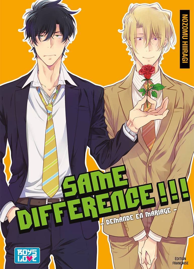 jaquette livre Same Difference : Demande en mariage - Tome 05 - Livre (Manga) - Yaoi