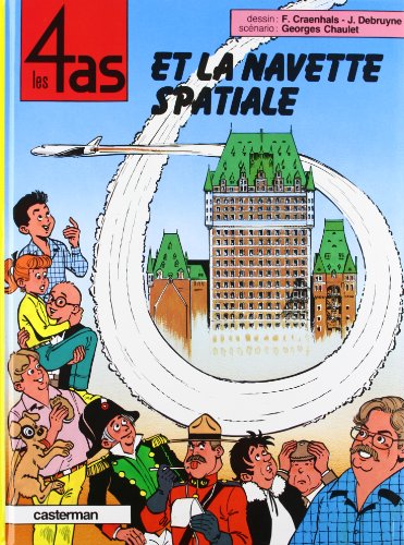 jaquette livre 26 . Les 4 as et la navette spatiale