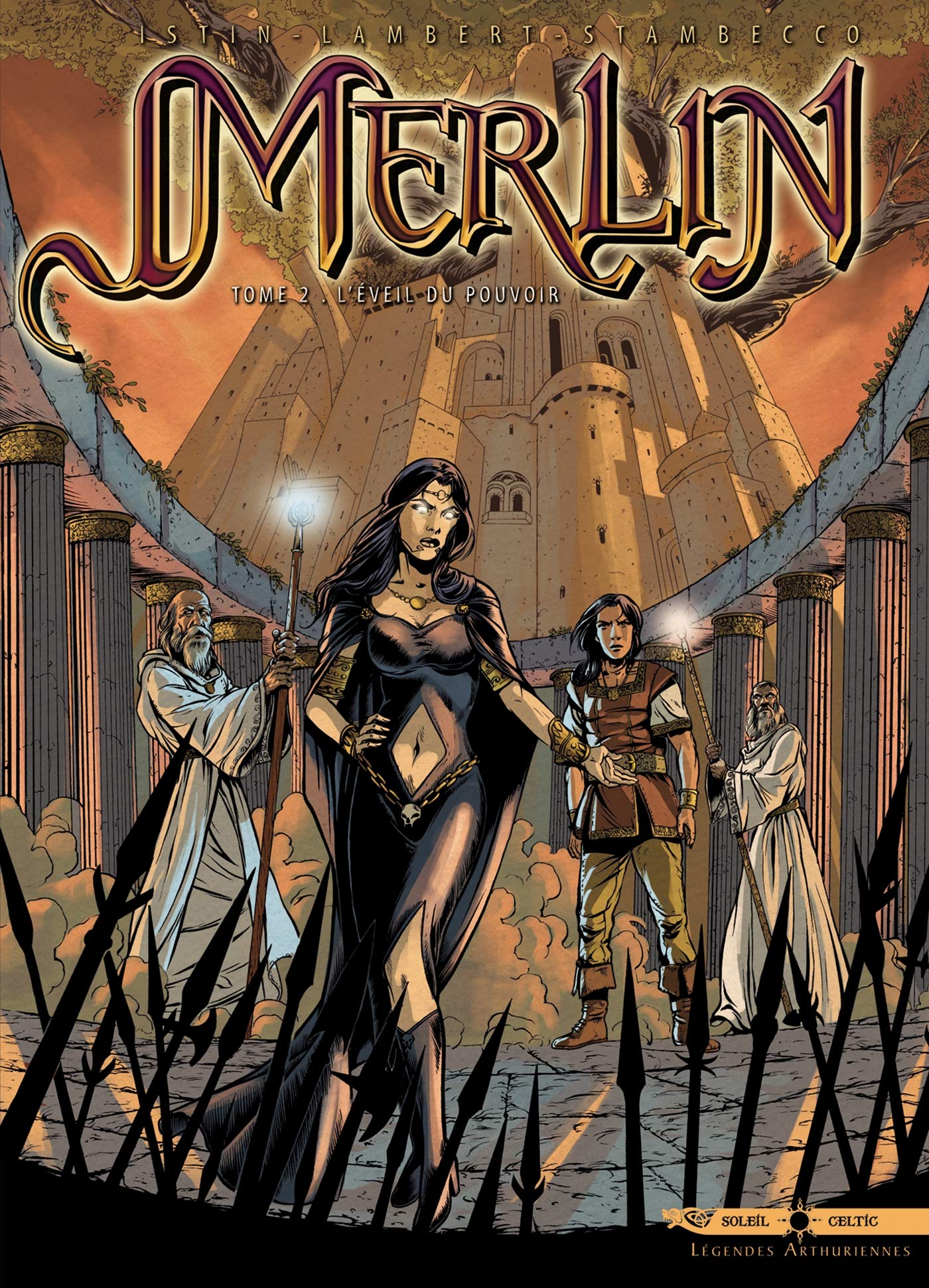 jaquette livre Merlin, tome 2 : L'Eveil du pouvoir