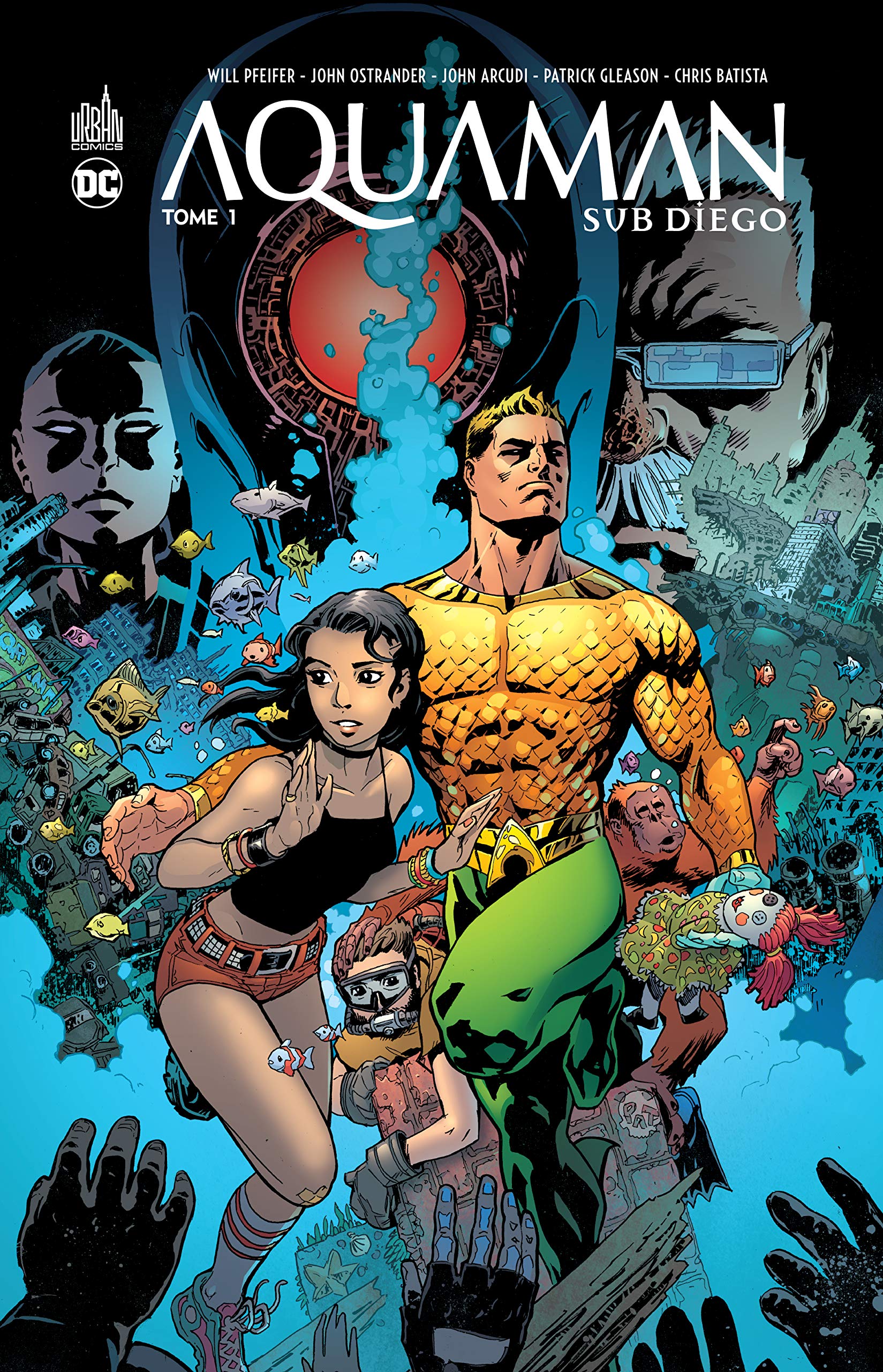 jaquette livre Aquaman Sub Diego, Tome 1 :