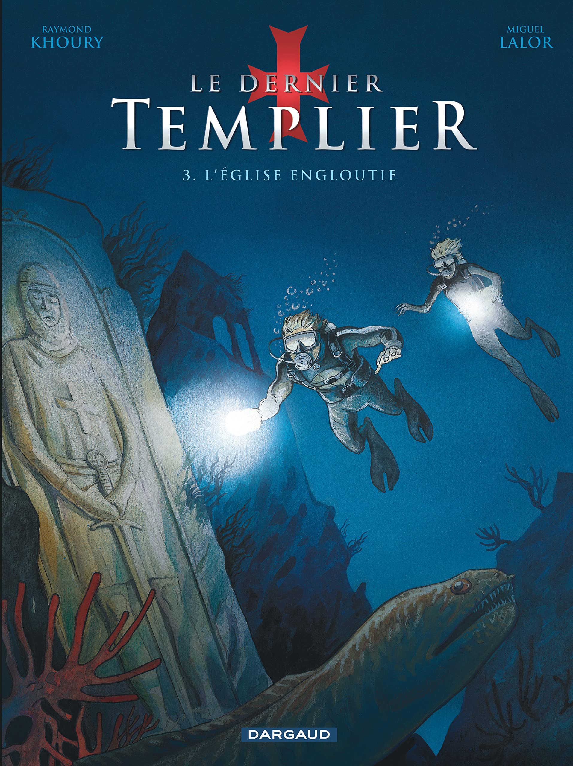 jaquette livre Dernier Templier (Le) - Saison 1 - tome 3 - L'Eglise engloutie (3/4)