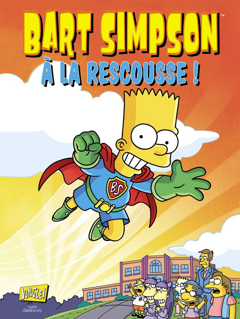 jaquette livre Bart Simpson T12 - A la rescousse