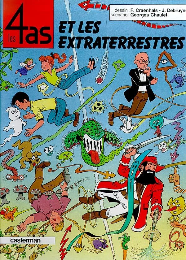 jaquette livre Les 4 As - Les Extraterrestres