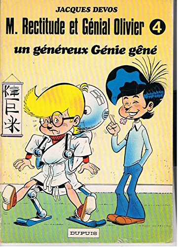 jaquette livre M - Monsieur Rectitude et Génial Olivier - N° 4 - Un Généreux génie gêné