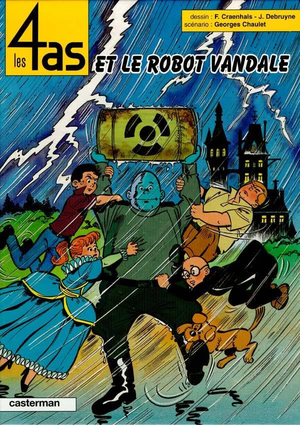 jaquette livre Les 4 As - Le Robot Vandale
