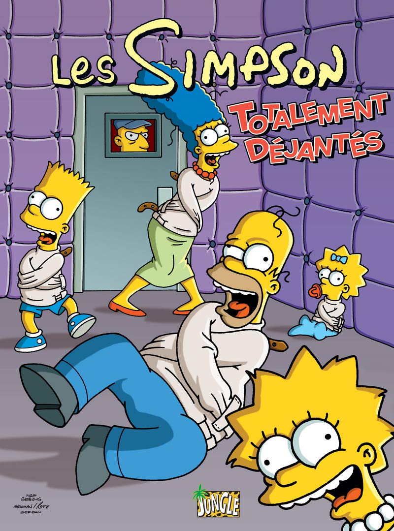 jaquette livre Les Simpson, Tome 4 : Totalement déjantés