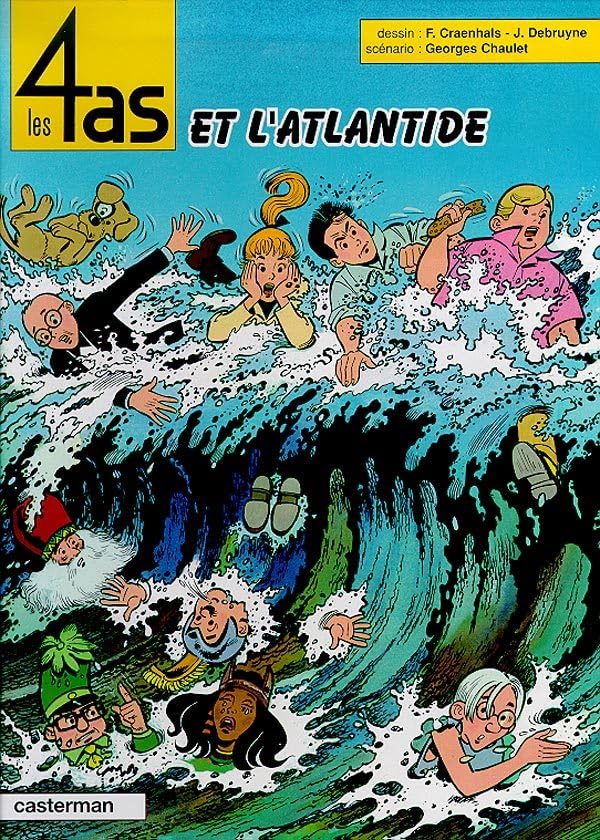 jaquette livre Les 4 As - L'atlantide