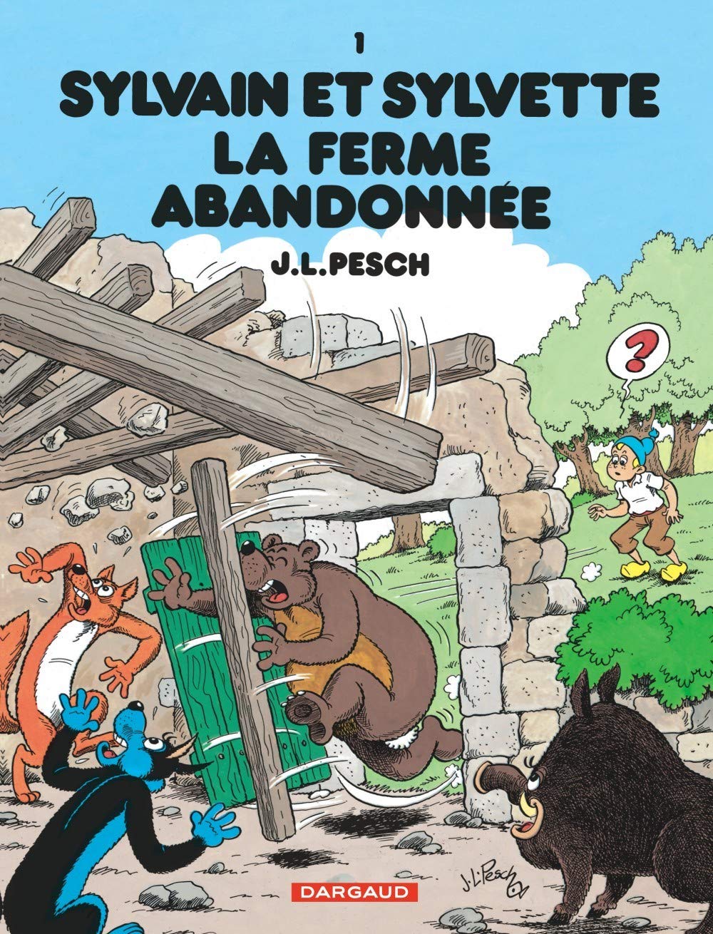 jaquette livre Sylvain et Sylvette, Tome 1 : La ferme abandonnée