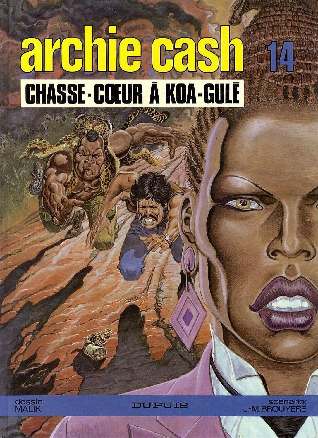 jaquette livre Archie Cash n° 14 : Chasse-coeur a Koa-Gulé