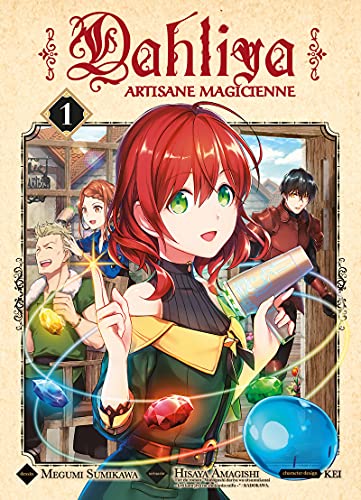 jaquette livre Dahliya - Artisane Magicienne - Tome 1