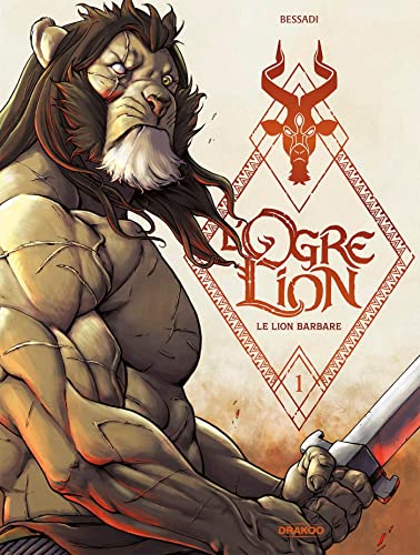jaquette livre L'ogre Lion Tome 1 - Le Lion Barbare
