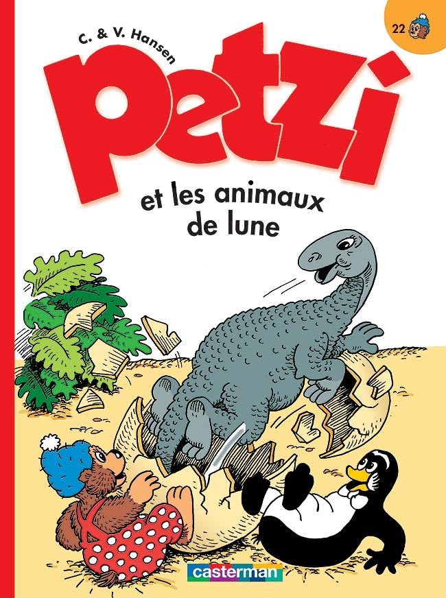 jaquette livre Petzi Tome 22 - Petzi Chez Les Animaux De Lune