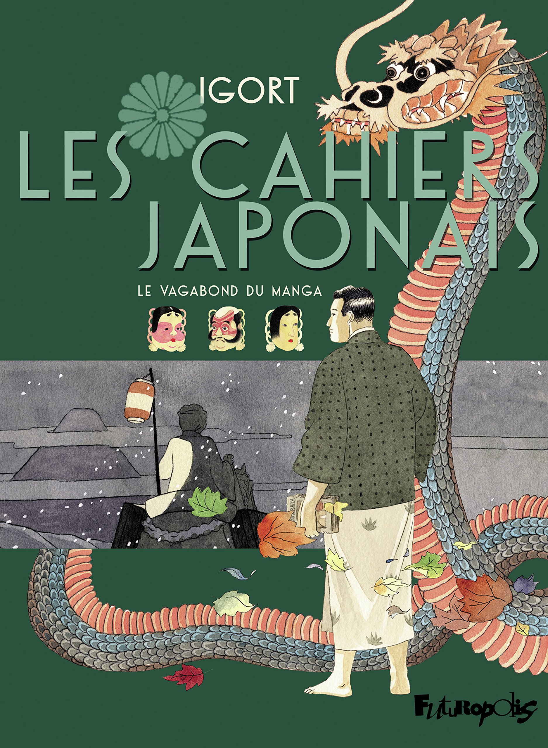jaquette livre Les Cahiers Japonais (Tome 2-Le vagabond du manga): Un voyage dans l'empire des signes