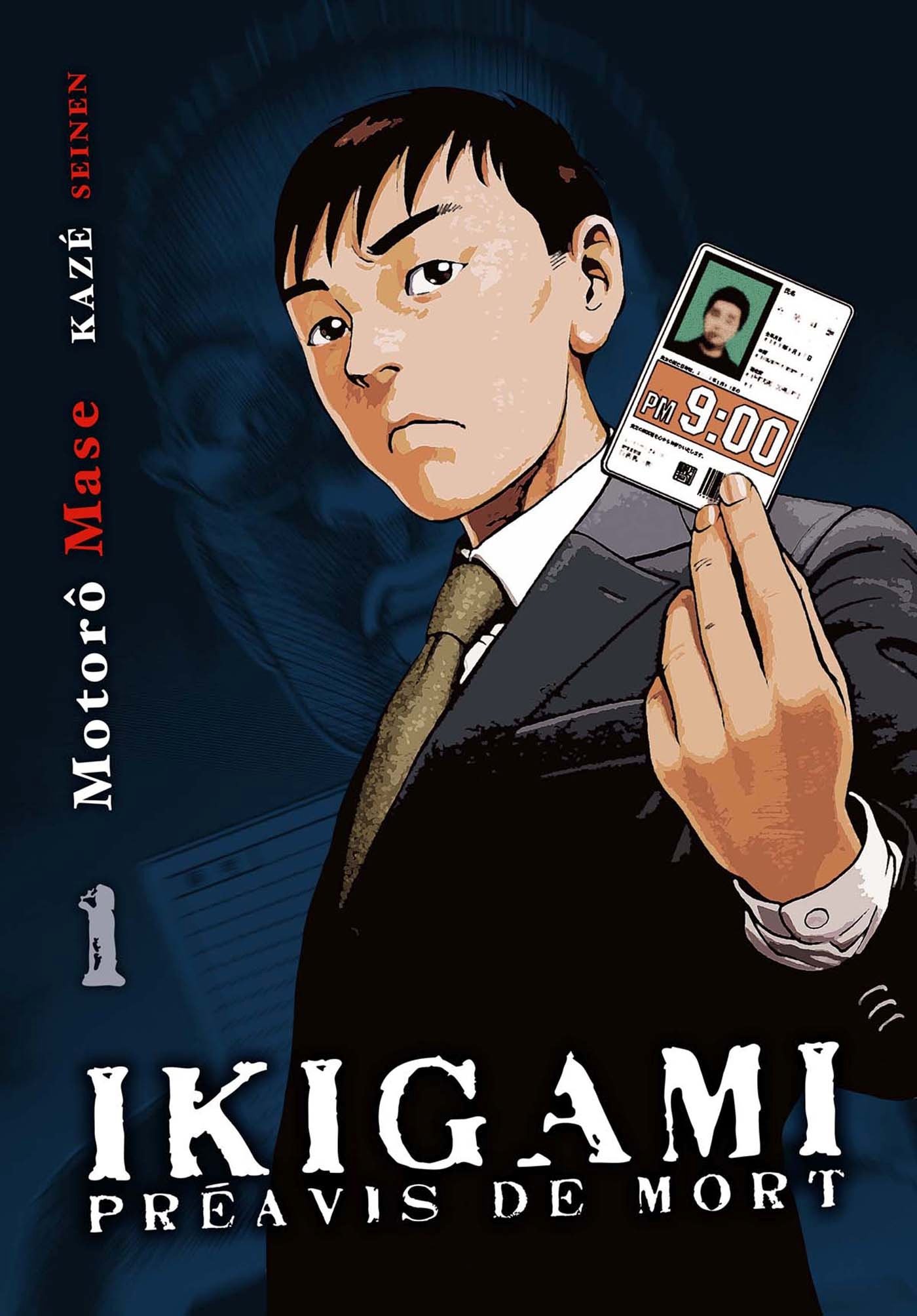 jaquette livre Ikigami - Préavis de mort Vol.1
