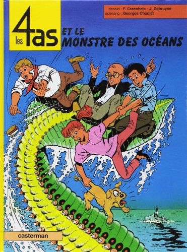 jaquette livre Les 4 As - Le Monstre Des Océans