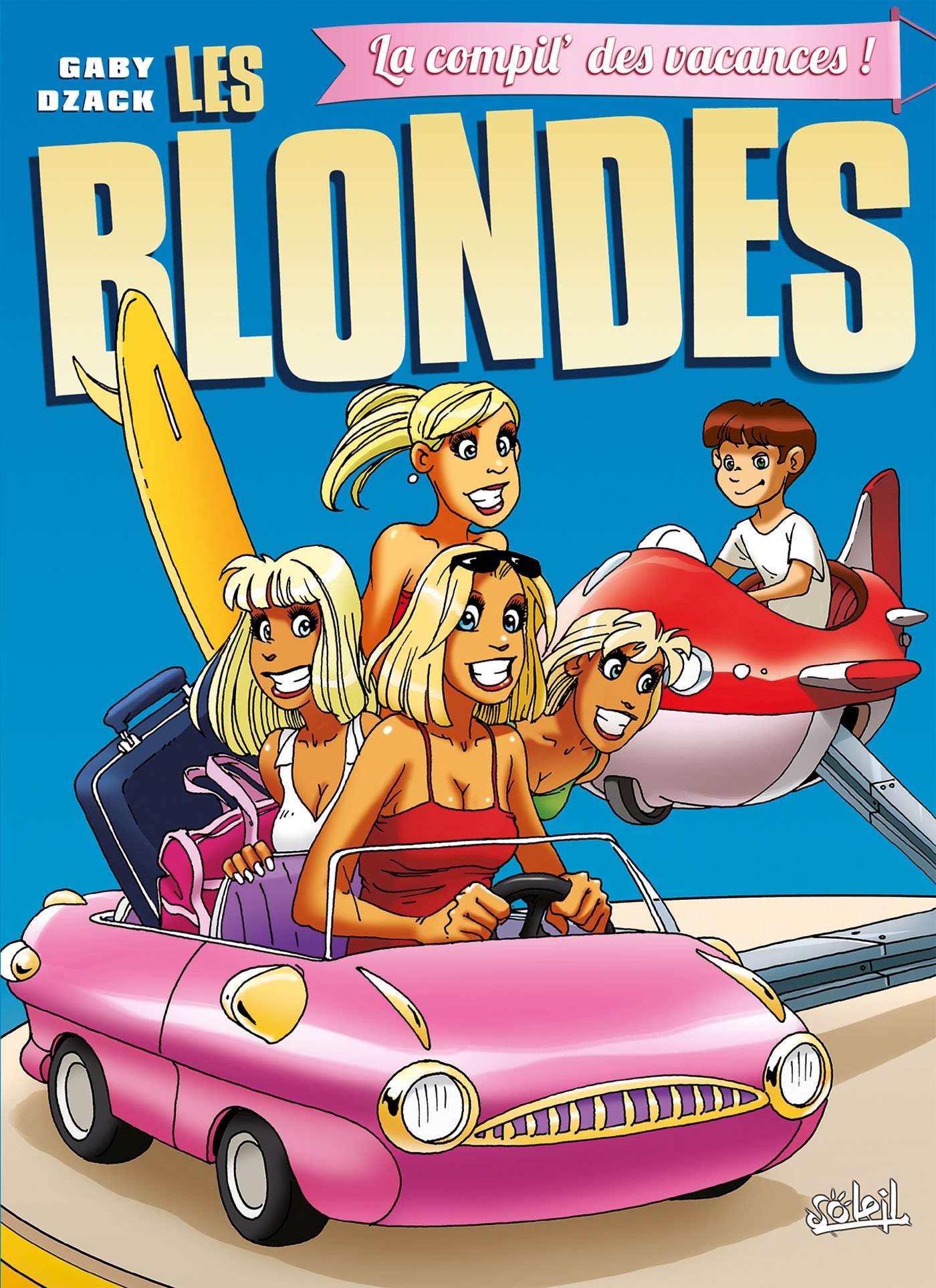 jaquette livre Les Blondes - La Compile des vacances