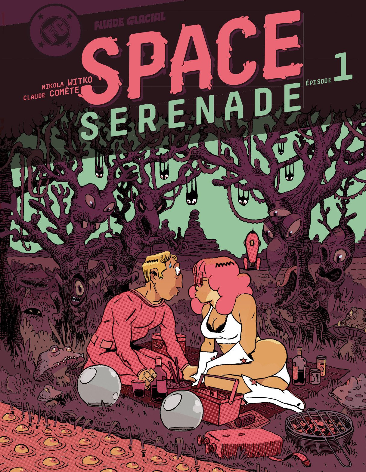 jaquette livre Space serenade