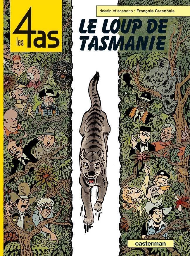 jaquette livre Les 4 As - Le Loup De Tasmanie