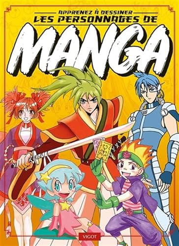 jaquette livre Apprenez À Dessiner Les Personnages De Manga