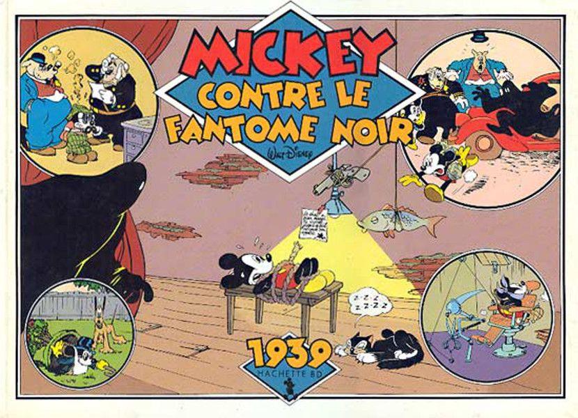 jaquette livre Mickey contre le Fantome noir