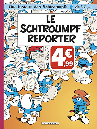jaquette livre Les Schtroumpfs Tome 22 - Le Schtroumpf Reporter
