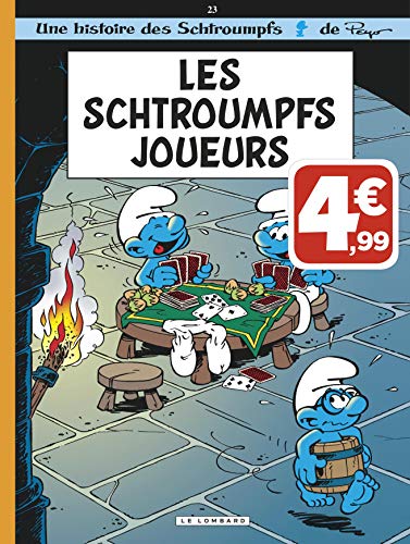 jaquette livre Les Schtroumpfs Tome 23 - Les Schtroumpfs Joueurs