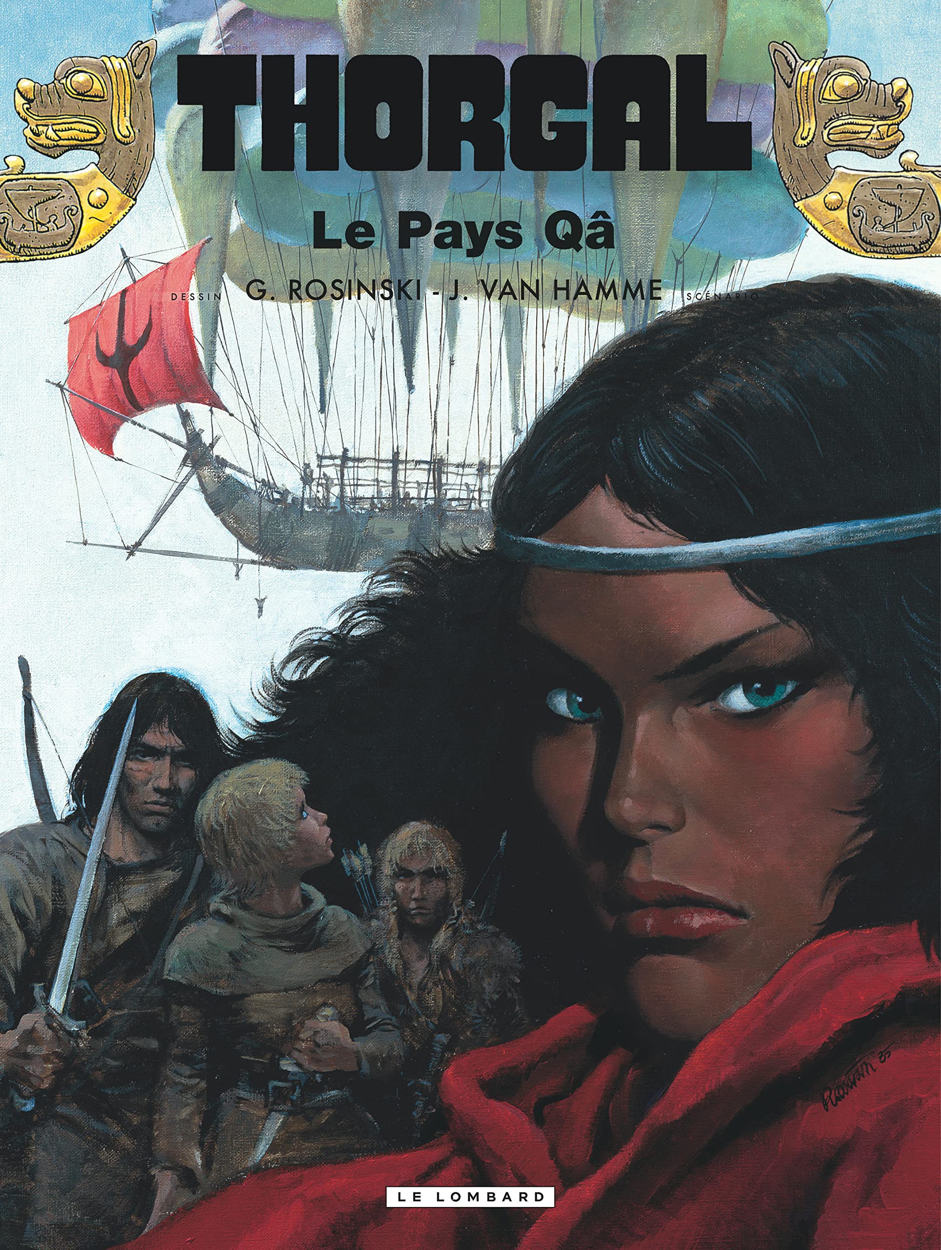 jaquette livre Thorgal, tome 10 : Le Pays Qâ