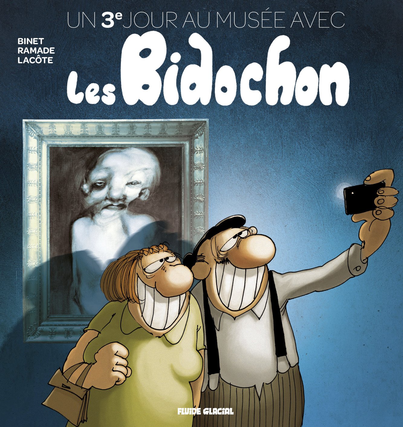 jaquette livre Un jour au musée avec les Bidochon - Tome 03