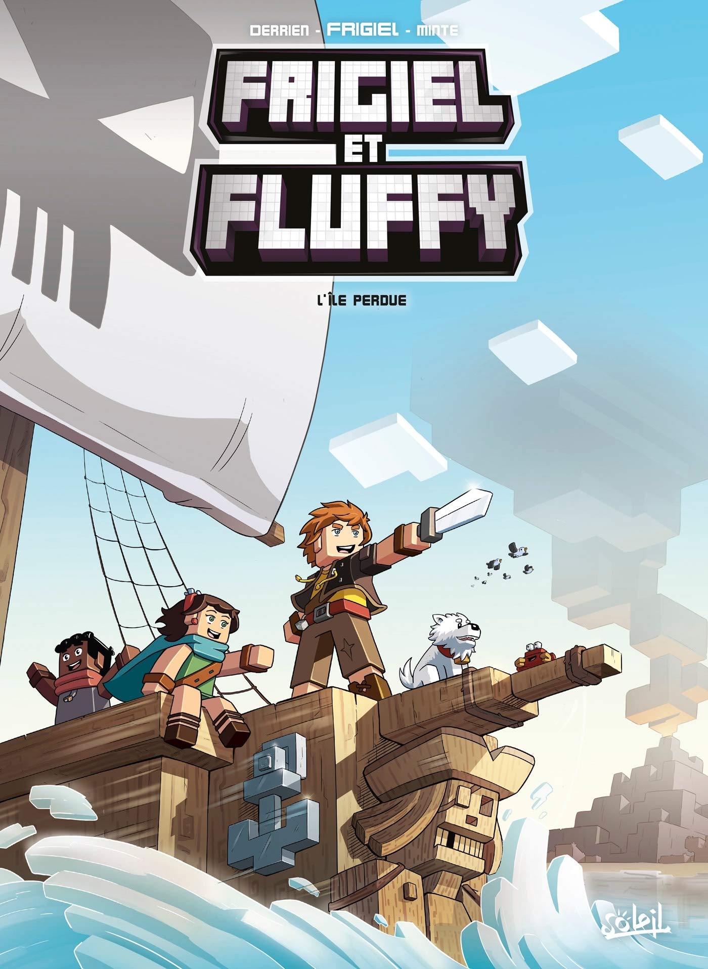jaquette livre Frigiel et Fluffy T05 - L'île perdue