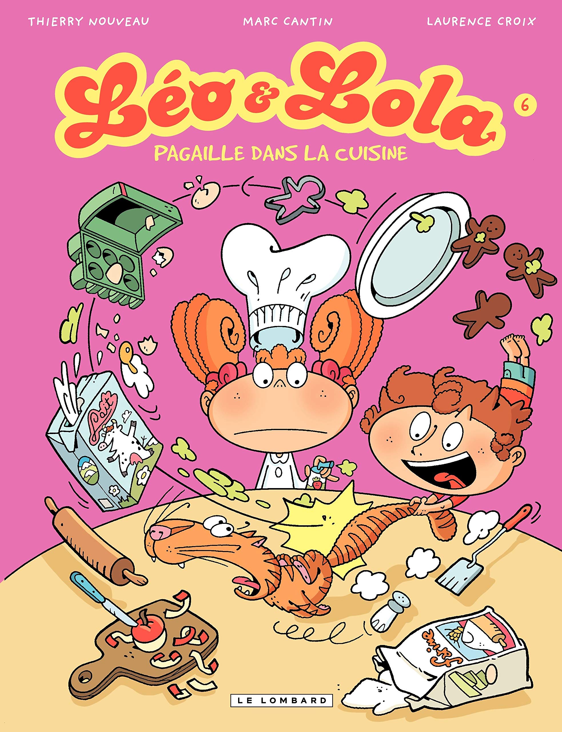 jaquette livre Léo et Lola, Tome 6 : Pagaille dans la cuisine