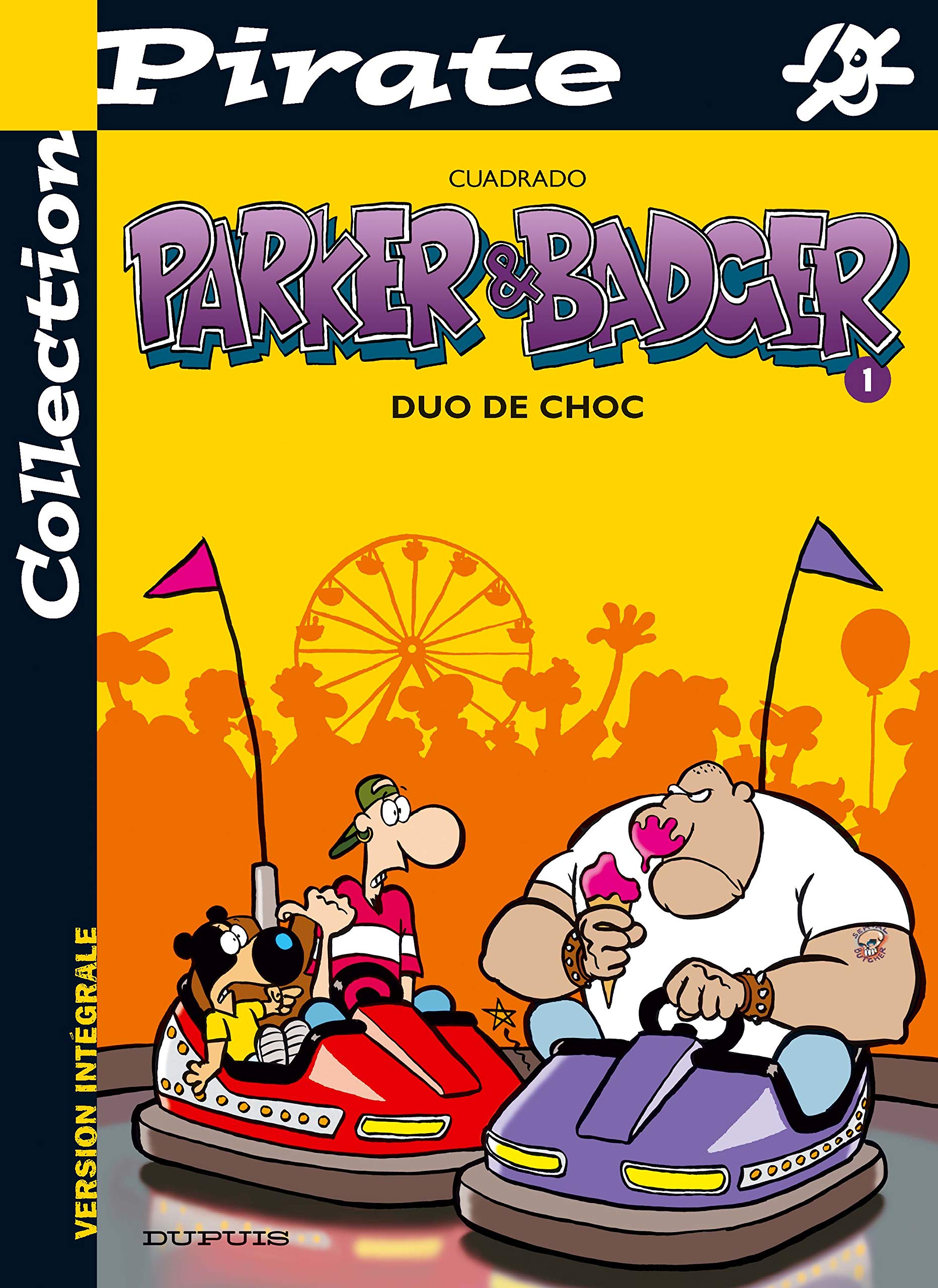 jaquette livre BD Pirate : Parker et Badger, tome 1 : Duo de choc