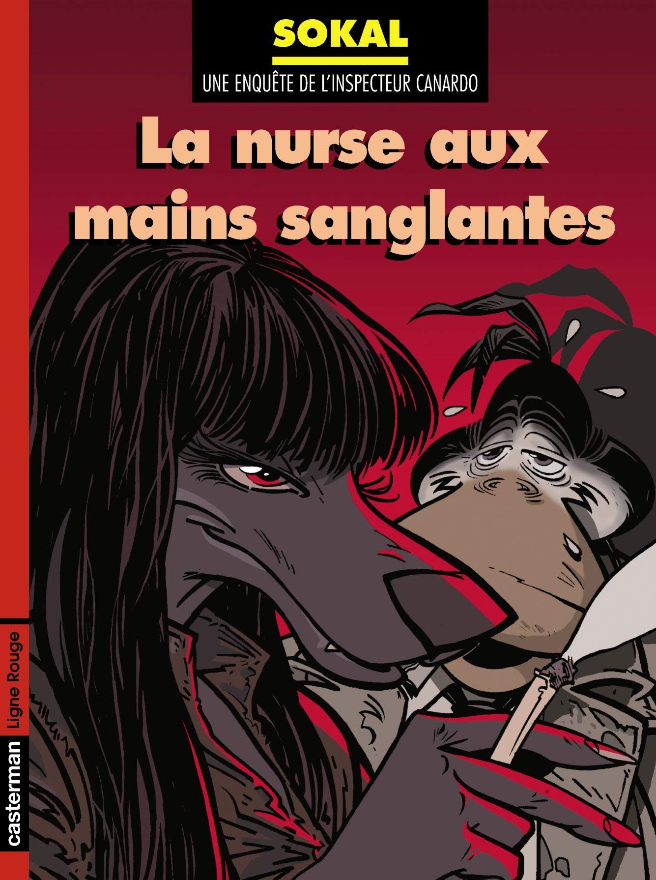 jaquette livre Canardo, tome 12 : La Nurse aux mains sanglantes