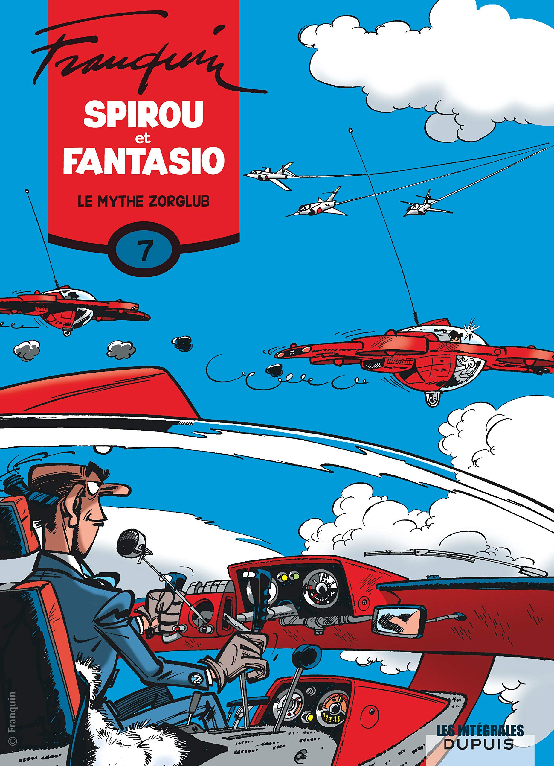 jaquette livre Spirou et Fantasio, l'intégrale tome 7 : Le mythe Zorglub
