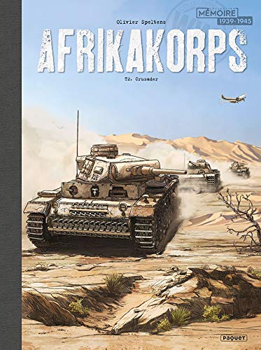 jaquette livre Afrikakorps Tome 2 - Crusader
